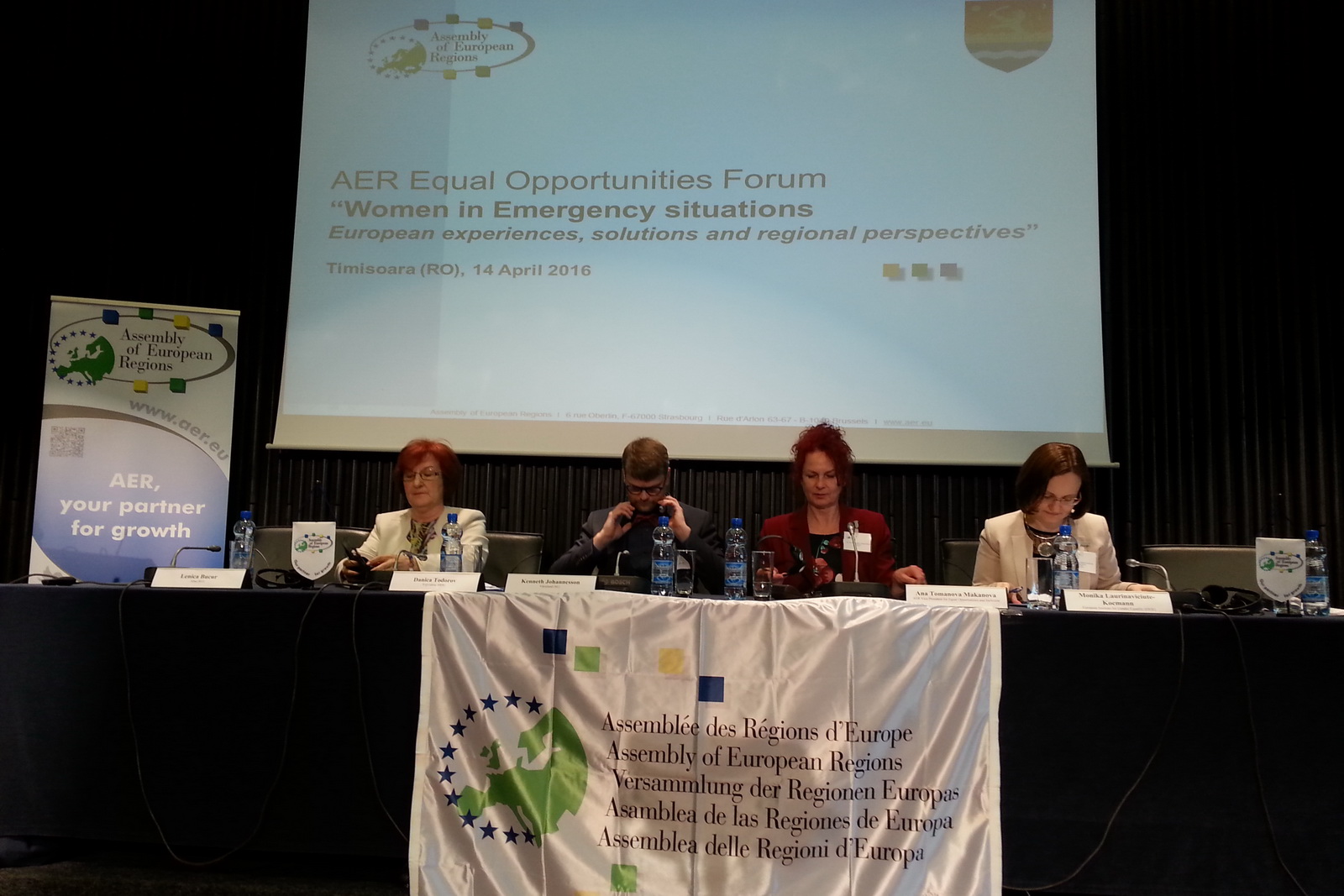 Ана Томанова Маканова у Румунији на конференцији АЕР “Жене у ванредним ситуацијама“