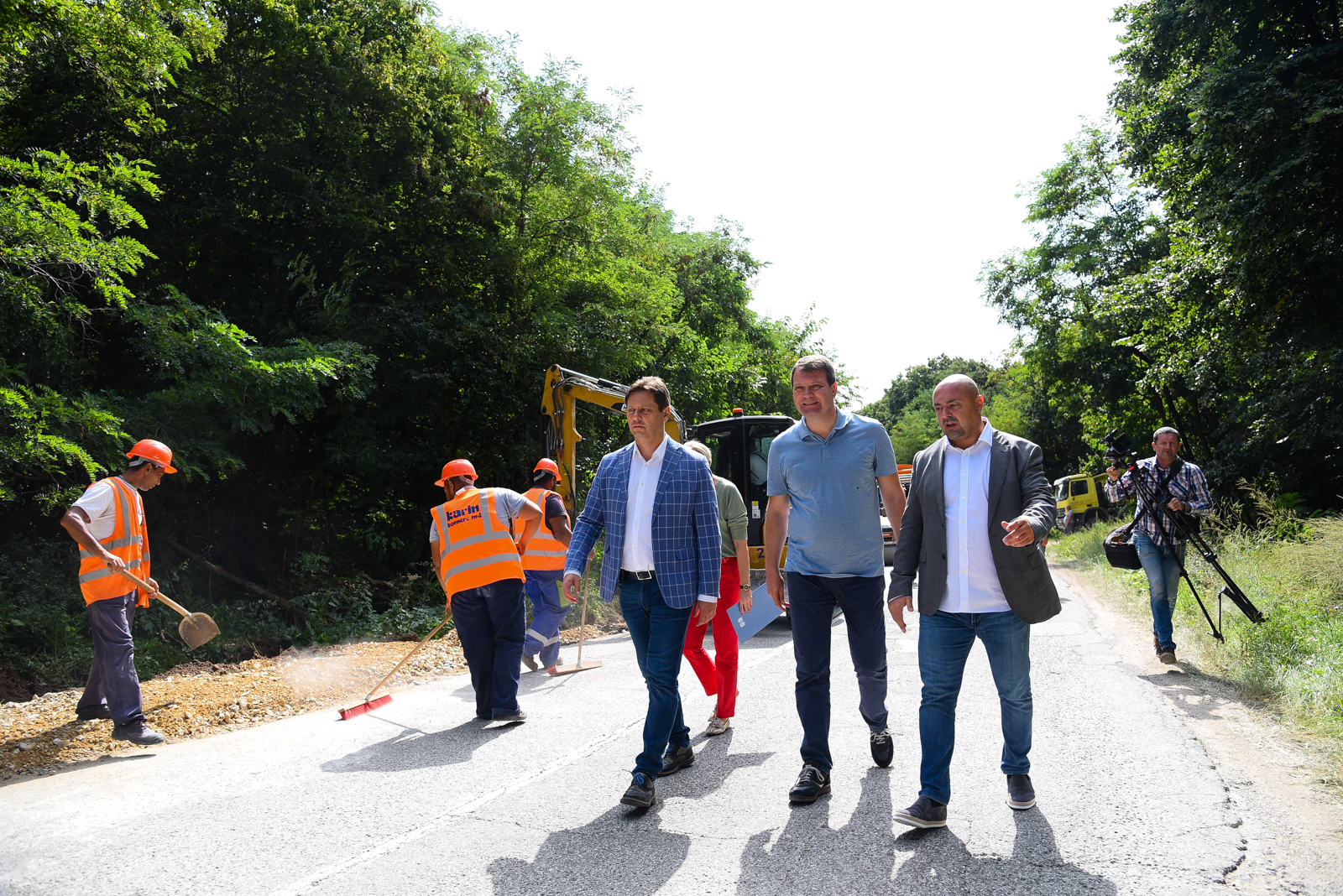 Obilazak radova na rehabilitaciji saobracajnice Beocin-Besenovo (28)