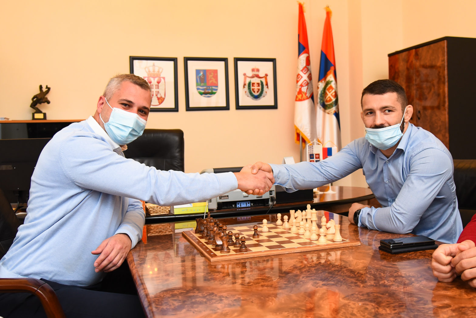 Pokrajinski sekretar za sport Basta primiće predsednika Sportskog saveza Srbije Štefaneka (9)