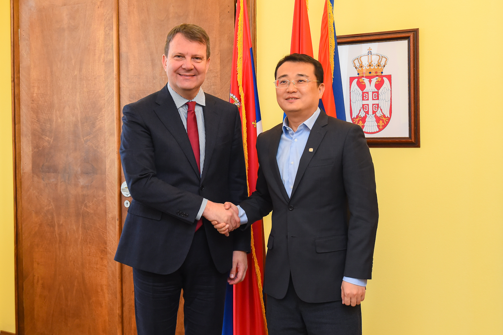 Мировић се састао са директором кинеске компаније CRBC Србија